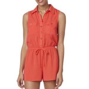NWT - Bebop Coral Romper Size M